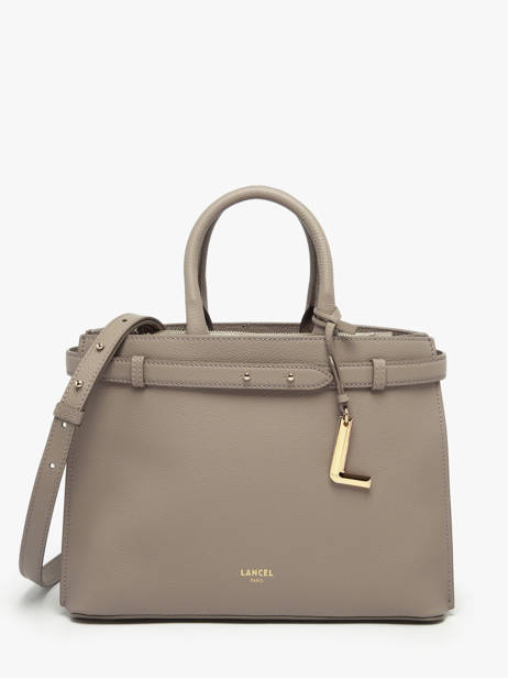 Satchel Faubourg Leather Lancel Gray faubourg A13528