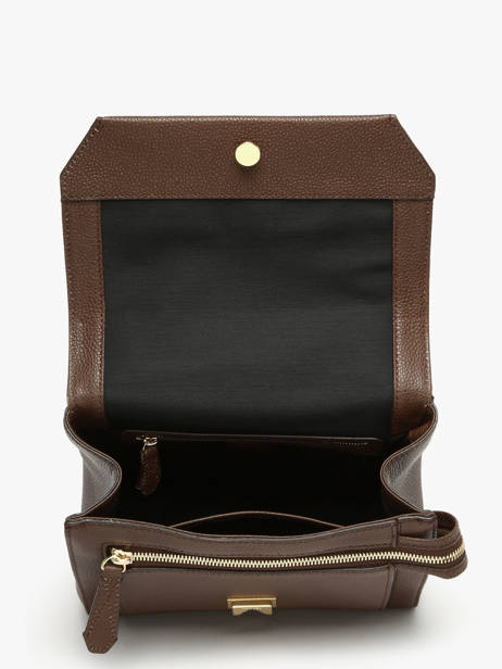 Top Handle M Ninon Leather Lancel Brown ninon A09222 other view 2