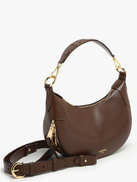 Shoulder Bag Origami Leather Lancel Brown origami A13313 other view 1