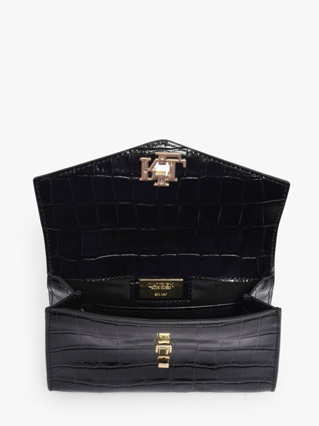 Small Leather Farrah Croco Crossbody Bag Lauren ralph lauren Black farrah 31974462 other view 2