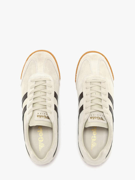 Sneakers Harrier In Leather Gola Beige men CMA192 other view 3