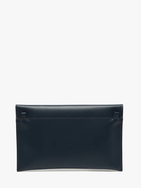 Large Leather Paddock Clutch Bag Etrier Blue paddock EPAD075L other view 5