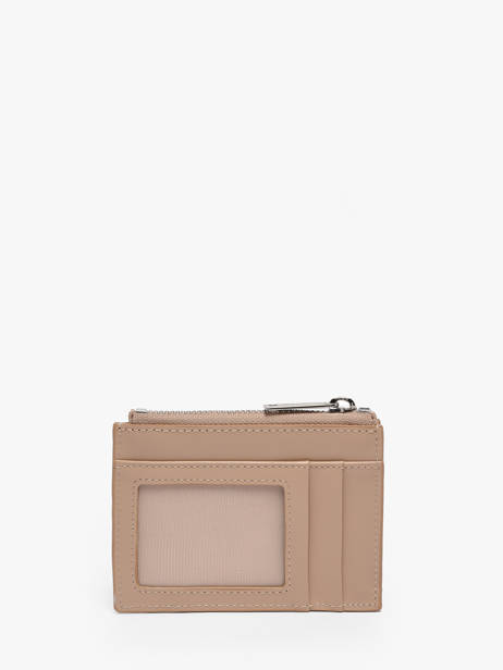 Wallet Leather Lancaster Beige paris pm 22 other view 2