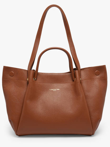 Shoulder Bag Foulonne Double Louisa Leather Lancaster Brown foulonne double louisa 90