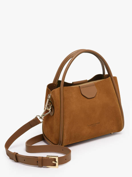 Sac Porté Main Suede Ida Cuir Lancaster Marron suede ida 100 vue secondaire 1