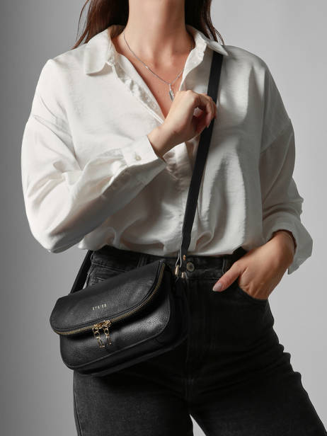 Small Leather Tradition Crossbody Bag Etrier Black tradition ETRA059S other view 1