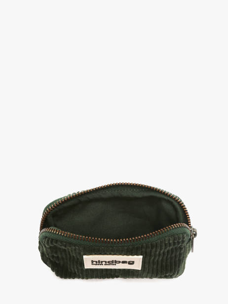 Coin Purse Hindbag Green velours V other view 1