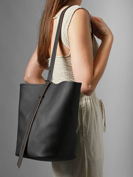 Shoulderbag Backpack M Cavalier Leather Etrier Black cavalier ECLR126M other view 1