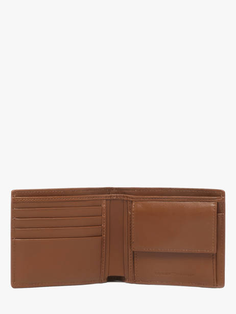 Wallet Leather Tommy hilfiger Brown corporate AM13970 other view 1