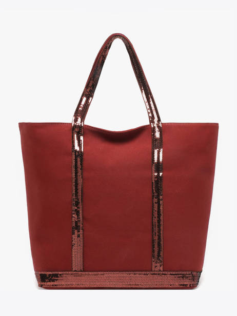 Large Zipped Shoulder Bag Le Cabas Sequins Vanessa bruno Red cabas 1V40409
