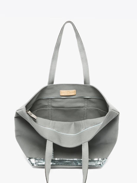 Satchel Cabas Cotton Vanessa bruno Gray cabas 1V40378 other view 2