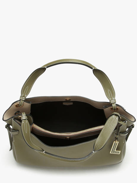 Shoulder Bag Swann Leather Lancel Green swann A13990 other view 2