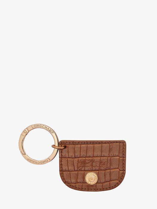 Longchamp Longchamp pocket croco Key rings Brown