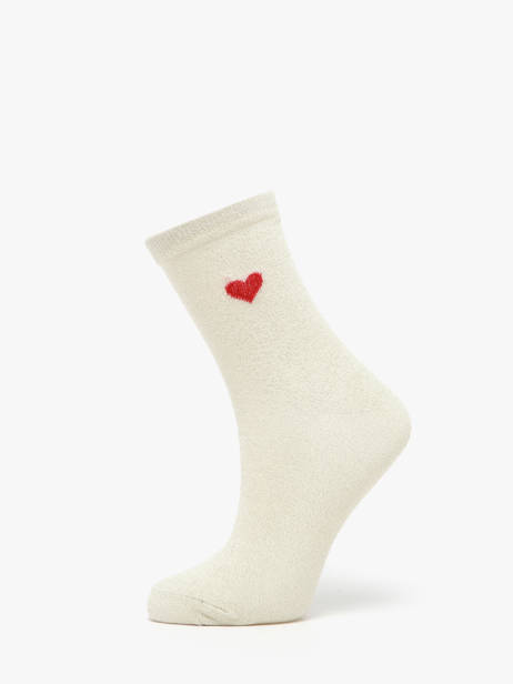 Women's Socks Lurex Heart Pieces Gold socks women 17159116