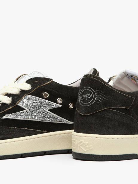 Sneakers In Leather Semerdjian Black women DANY other view 2