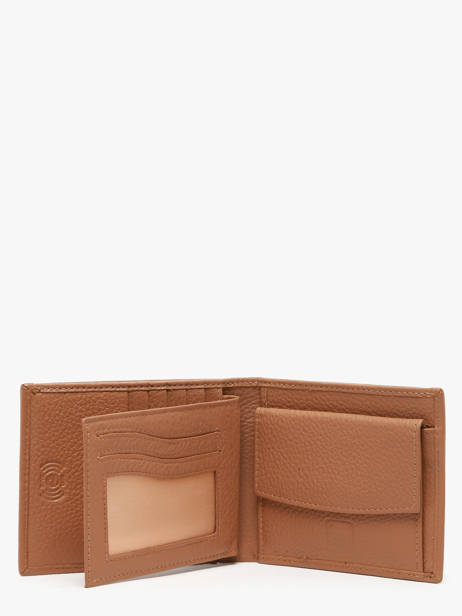 Wallet Leather Crinkles Brown caviar 14023 other view 2