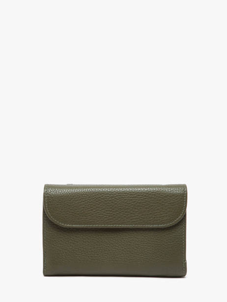 Wallet Leather Crinkles Green caviar 15020 other view 4