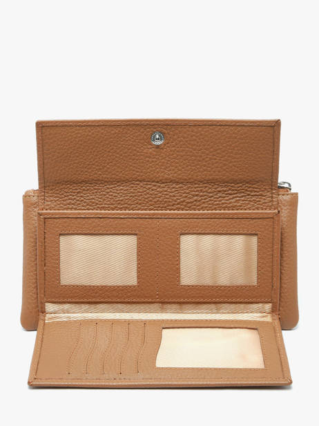 Wallet Leather Crinkles Brown caviar 14104 other view 2