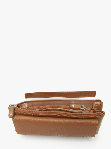 Wallet Leather Crinkles Brown caviar 14104 other view 3