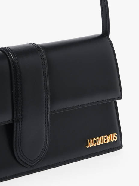 Preloved Leather Long Bambino Shoulder Bag Jacquemus Black second life 1565173 other view 2