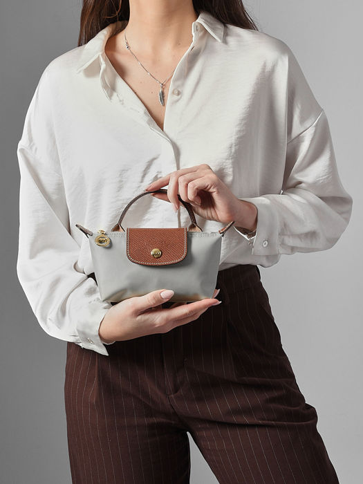 Longchamp Le pliage original Pochettes Gris