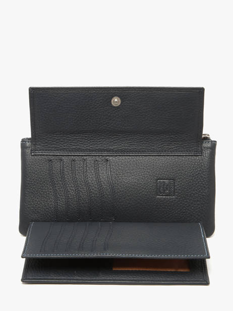 Wallet Leather Crinkles Blue caviar 14104 other view 1