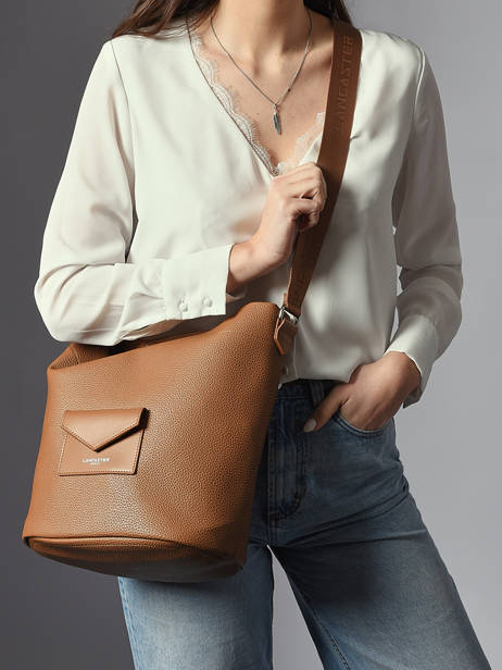 Sac Bandoulière Maya Double Kba Lancaster Marron maya double kba 107 vue secondaire 1