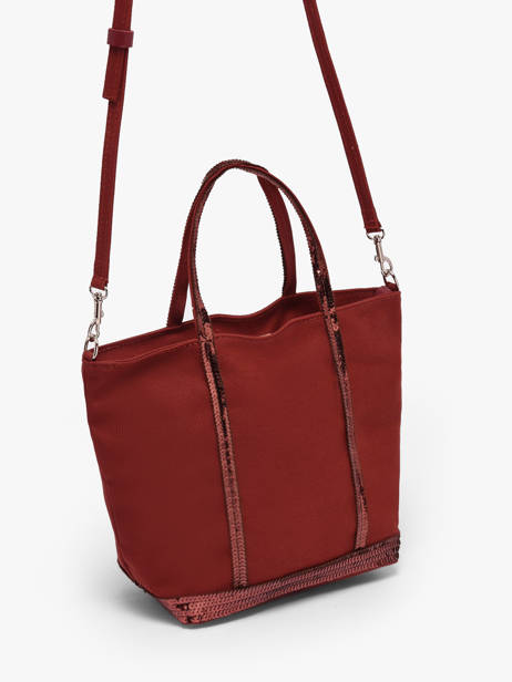 Small Le Cabas Tote Bag Sequins Vanessa bruno Red cabas 1V40435 other view 2