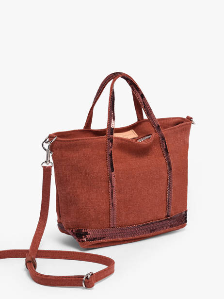 Crossbody Baby Cabas Linen Vanessa bruno Red cabas lin 31V40410 other view 2