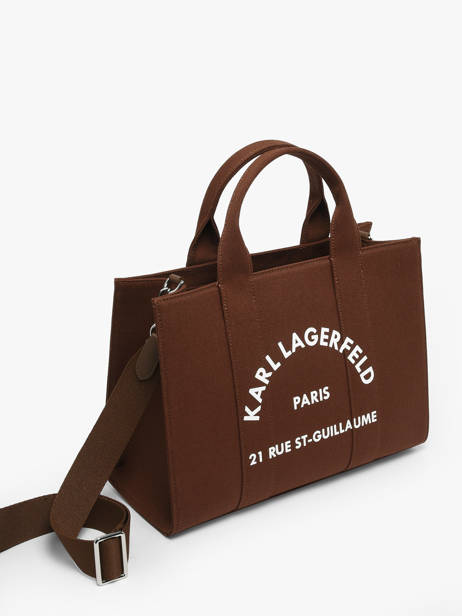 Sac Porté Main Rsg Coton Karl lagerfeld Marron rsg A1W50010 vue secondaire 1
