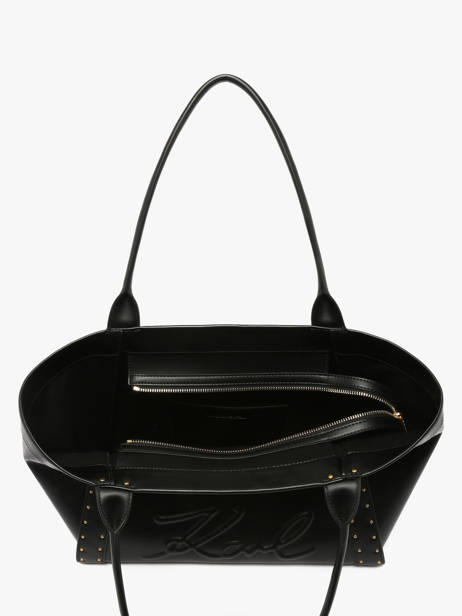 Sac Porté épaule K/ville Studs Cuir Karl lagerfeld Noir k ville B1W30261 vue secondaire 2