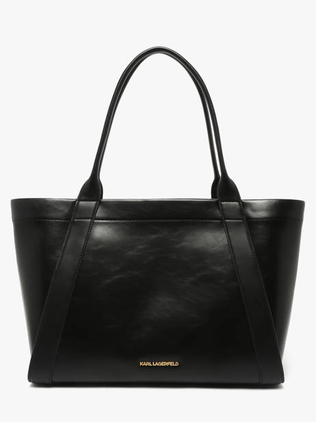 Sac Porté épaule K/ville Studs Cuir Karl lagerfeld Noir k ville B1W30261 vue secondaire 3