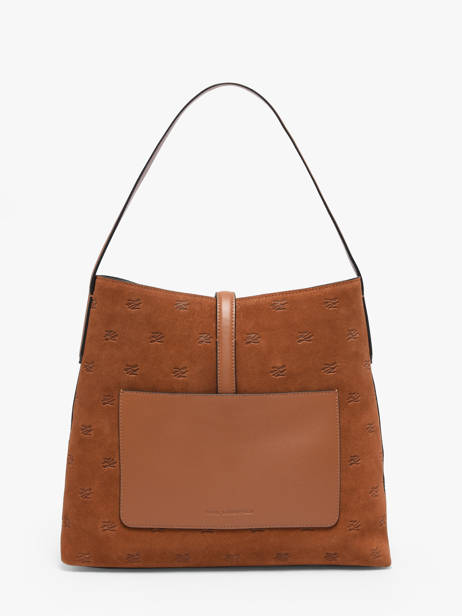 Shoulder Bag K Autograph Leather Karl lagerfeld Brown k autograph B1W30105 other view 3