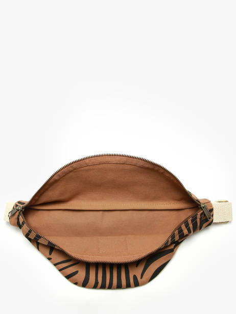 Sac Banane Hindbag Marron tigre TI vue secondaire 3