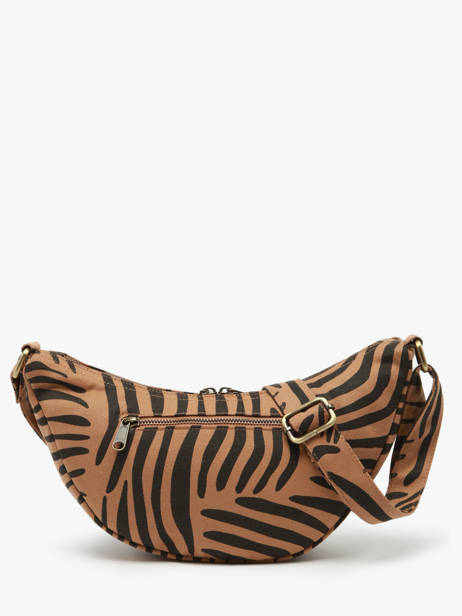 Crossbody Bag Tigre Cotton Hindbag Brown tigre TI other view 3