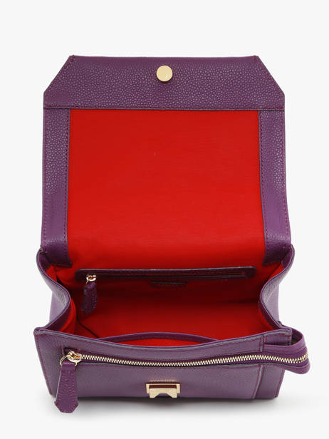 Top Handle M Ninon Leather Lancel Violet ninon A09222 other view 2
