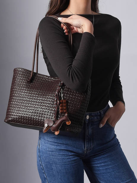 Shoulder Bag Tresse Miniprix Brown tresse 88271 other view 1