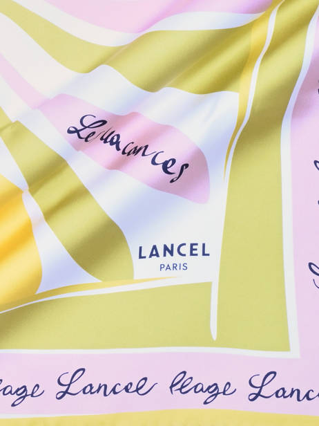 Foulard Lancel Multicolore charms A14135 vue secondaire 1