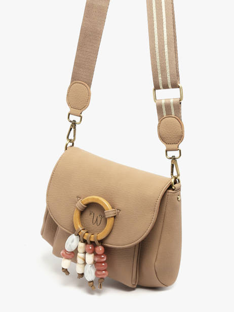 Shoulder Bag Camomille Pearl Woomen Beige camomille pearl WCAE06 other view 2