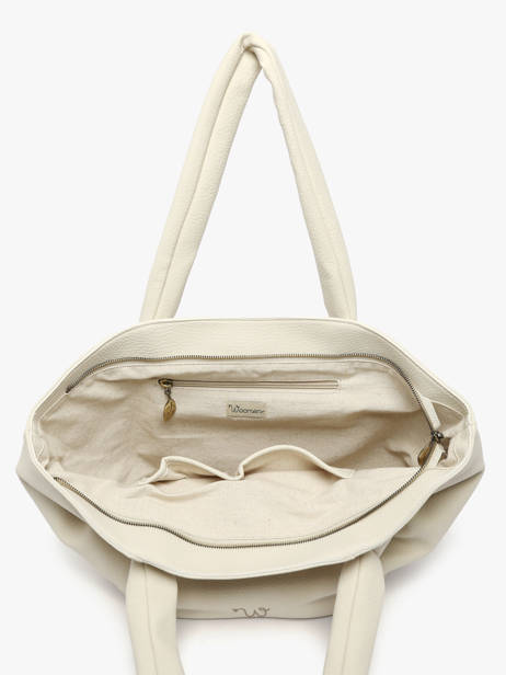Shoulder Bag Woomen Beige camomille pearl WCAE07 other view 3