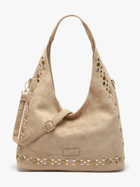 Sac Porté épaule Velvet Studs Miniprix Beige velvet studs JC53002