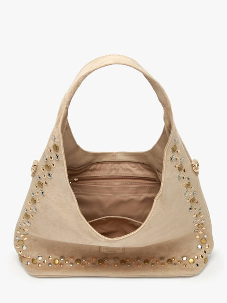 Sac Porté épaule Velvet Studs Miniprix Beige velvet studs JC53002 vue secondaire 2