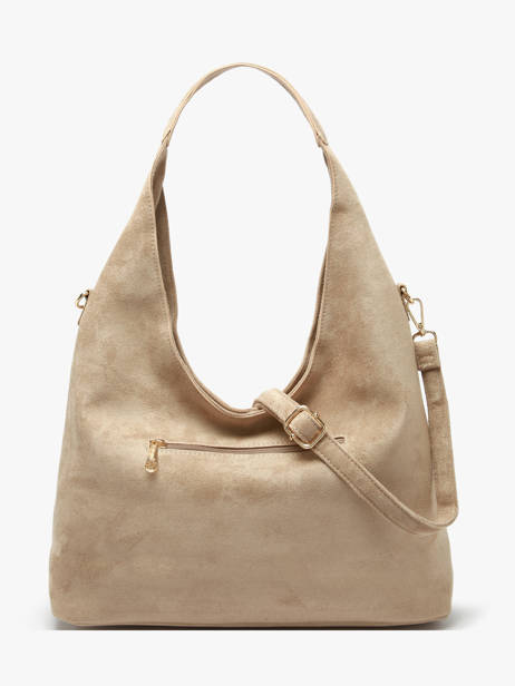 Sac Porté épaule Velvet Studs Miniprix Beige velvet studs JC53002 vue secondaire 3