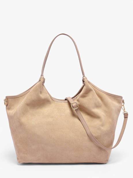 Sac Porté épaule Velvet Caviar Cuir Milano Beige velvet caviar VC241110 vue secondaire 4
