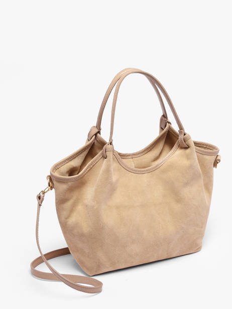 Shoulder Bag Velvet Caviar Leather Milano Beige velvet caviar VC241111 other view 2