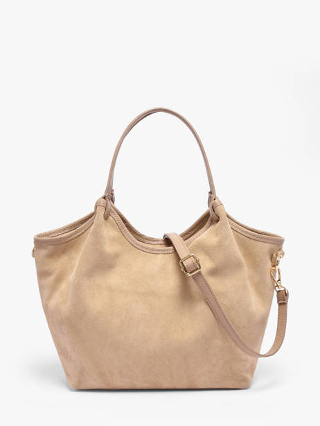 Shoulder Bag Velvet Caviar Leather Milano Beige velvet caviar VC241111 other view 4