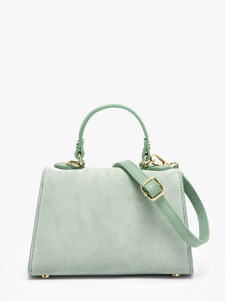 Shoulder Bag Velvet Caviar Leather Milano Green velvet caviar VC25116 other view 4