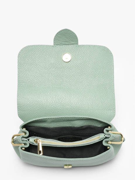 Satchel Velvet Caviar Leather Milano Green velvet caviar VC25114 other view 3