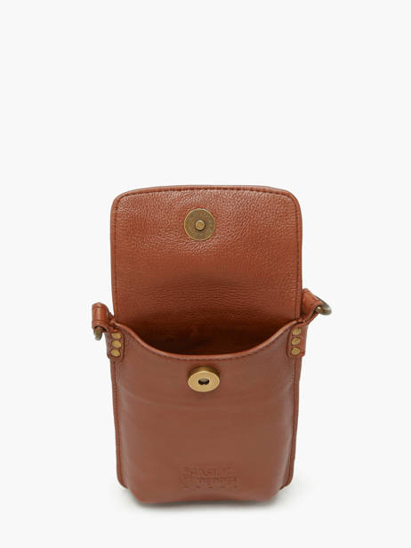 Phone Case Leather Basilic pepper Brown cow BCOW88 other view 3