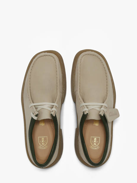 Derby Shoes In Leather Clarks Beige men 26187197 other view 3